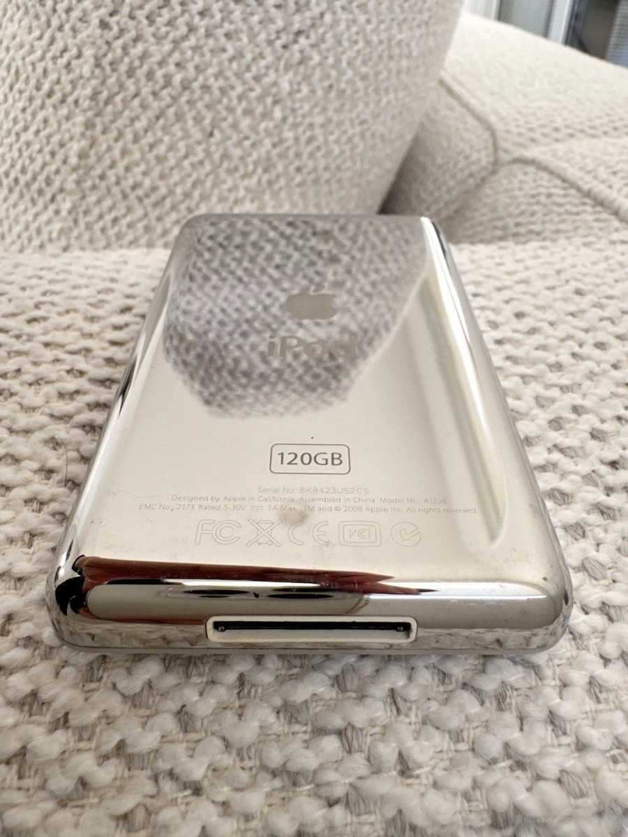 Apple iPod Classic 6th Generation 120gb Silver Grade C -read