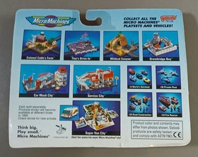 VTG Micro Machines Coolest Cars! #75108 1995 Chevy Crewcab 63 TBird Convertible 