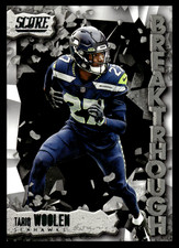 2023 Panini Score Tariq Woolen #12 Seattle Seahawks  Breakthrough NFL Football 