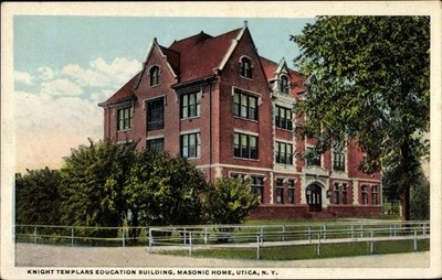 Ak Utica New York USA, Bildungsgebäude der Tempelritter,... - 4067150
