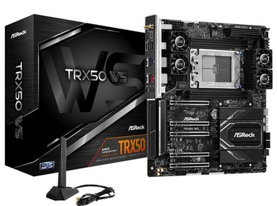Asrock TRX50 WS AMD TRX50 Sockel sTR5 Extended ATX