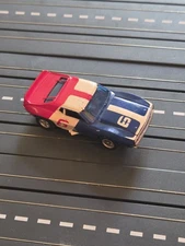 AURORA  AFX 1764 RED WHITE BLUE JAVELIN PRO STOCKER TRANS AM HO SLOT CAR