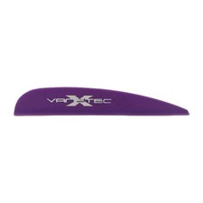 100 Pack Vanetec Vanes 2.5" V-Max Archery Arrow Vanes: Purple: 5.5 Grains Each