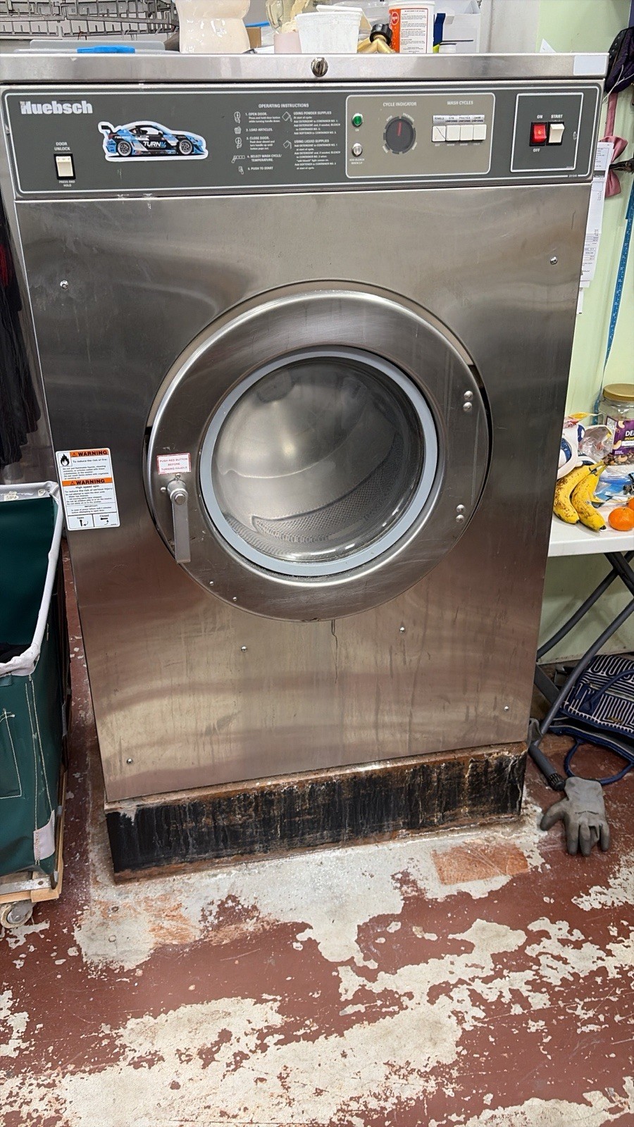 Huebsch Commercial Front Load Washer for Laundry Facilities High Performance