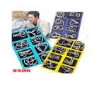8-32x Classic IQ Metal Puzzle Brain Teaser Disentanglement Wire Puzzles Game Toy