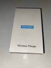Uiosmuph Wireless Mouse With USB-C Adapter for Windows Black NIB