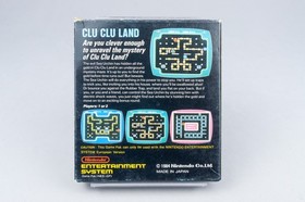 Nintendo NES *Clu Clu Land* OVP CIB PAL B CL-EEC/FRG Bienengr&auml;ber +