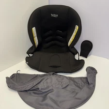 BRITAX B-SAFE BLACK INFANT CAR SEAT REPLACEMENT FABRIC AND CANOPY COVER  3pc SET