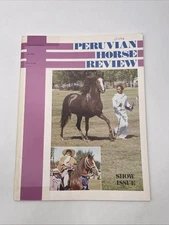 Peruvian Horse Review Magazine Fall 1978 / Resaldo Jane & Jim Foster