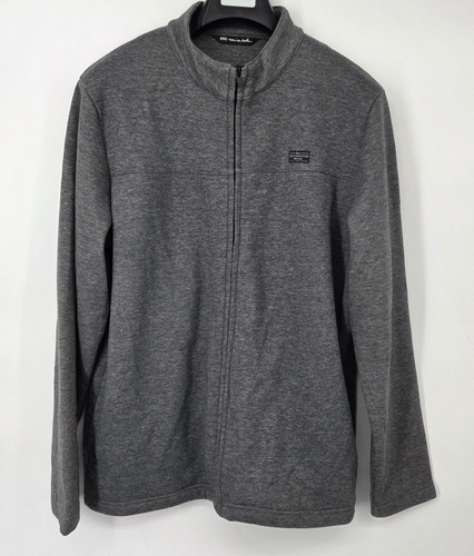 Travis Mathew Koozie 2.0 Jacket Mens XXL 2XL Gray Long Sleeve Outdoor Full Zip