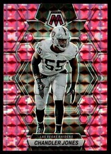 2023 Panini Mosaic Pink Prizm Chandler Jones Las Vegas Raiders #122