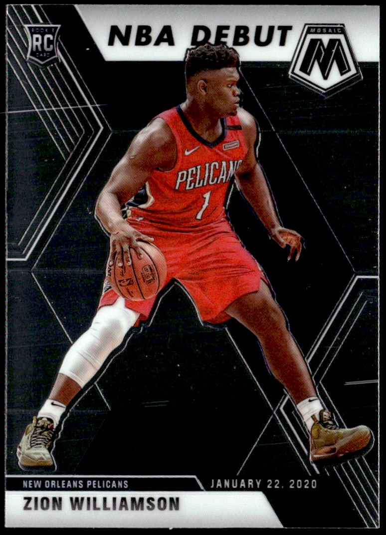 2019-20 Panini Mosaic #269 Zion Williamson Rookie E1