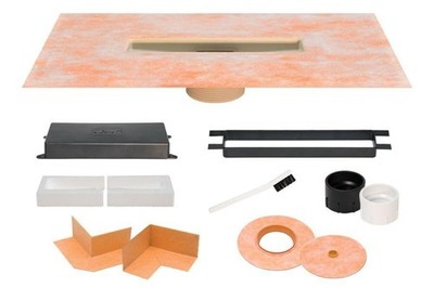 Schluter Kerdi-Line-Vario Flange Kit Kerdi Collar - 2-Inch NPT Outlets- KLVR2FLK
