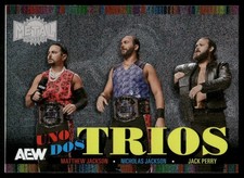 2025 Skybox Metal Universe AEW Trios #UDT-1 Young Bucks Jack Perry Card