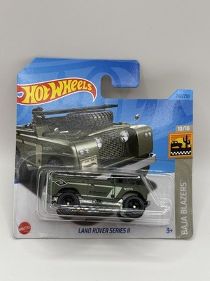 Hot Wheels Land Rover Series II Grün 4x4 Off-Road Truck Baja Blazers 2023 Neu