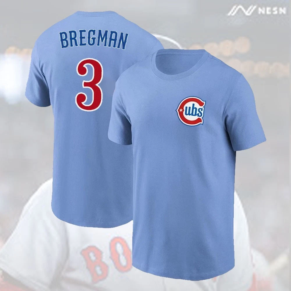Alex Bregman #3 Chicago Cubs Player Name & Number For Fans Gift