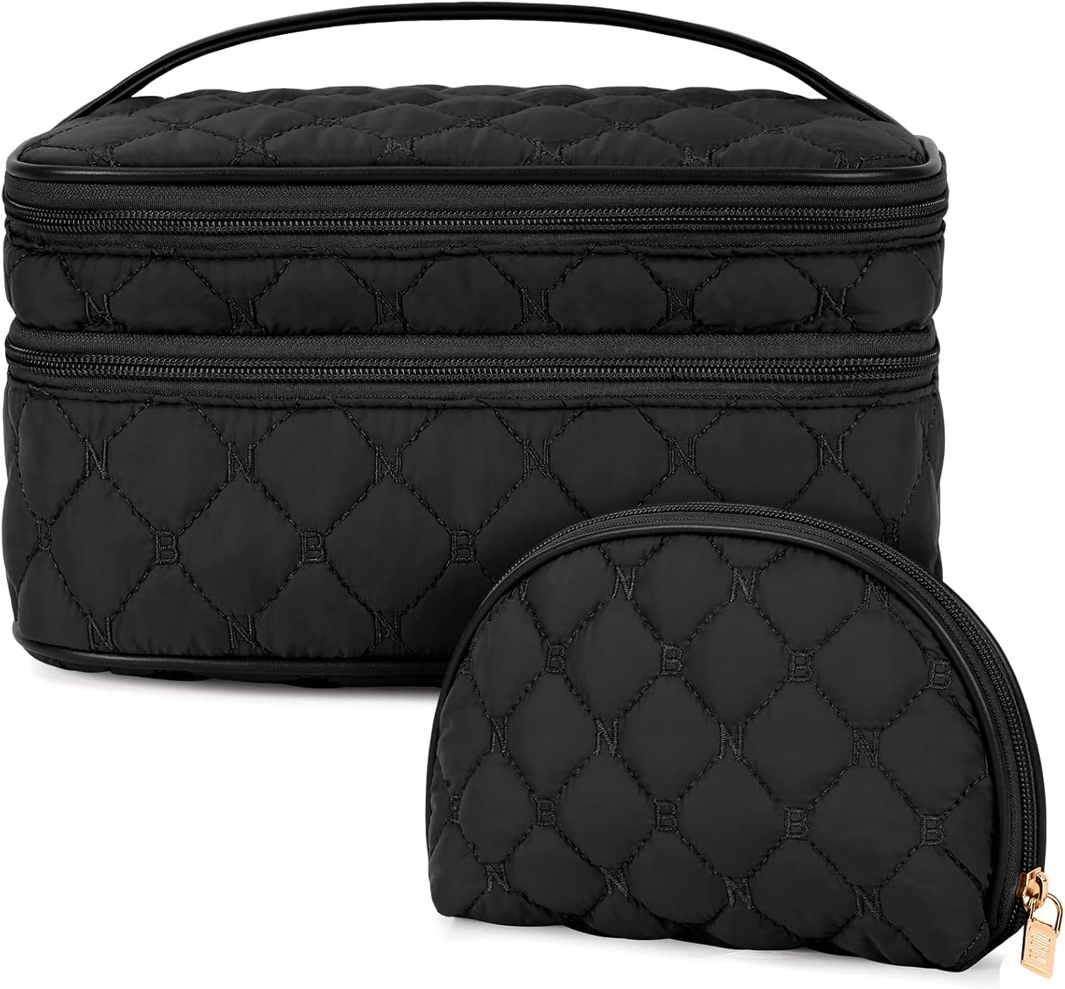 Set 2 Beauty Case Donna Doppio Strato | Borsa Trucchi Professionale