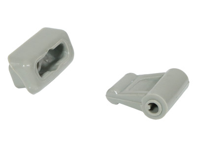 1-Satz Clipse Set Clip+Halter Grau fÃ¼r Mercedes R107 Sonnenblende Sun visor Cli