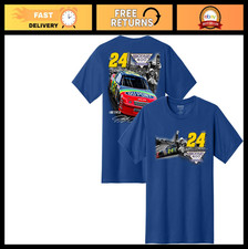 NASCAR #24 1994 Brickyard 400 Blue Win Shirt - Vintage Racing Apparel, Size M