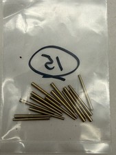 15 Clock Brass Taper Pins, 1" Long, .060" x .095" CM116-34093-15