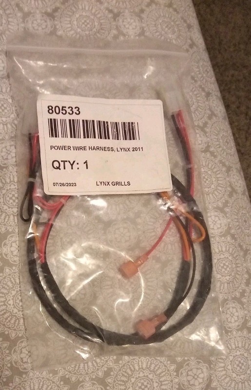 Lynx BBQ Grill 80533 Power Wire Harness Lynx 2011 