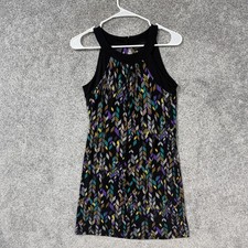 Attention Halter Shift Dress XS Kaleidoscope Mob Wife Boho Festival Summer Chic