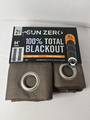 Sunzero Blackout 84'' length curtains 2 pack