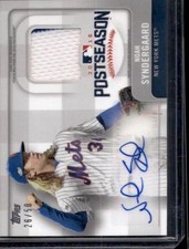 2017 Topps #PPR-NS Noah Syndergaard Postseason Performance Relics #/50