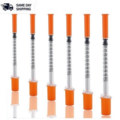 20 Pack 1ml Disposable Syringe, 31G Sterile Lab Supplies, Individually Wrapped