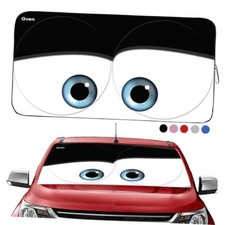 Windshield Sun Shade Universal Fit for Car Window Small Universal Fit Black