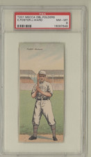 1911 T201 Mecca E. Foster J. Ward Rochester Hustlers Eastern League PSA 8