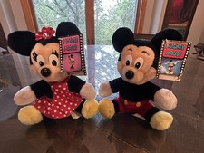 Plush Official Mickey Minnie Mouse Product Of Disneyland Walt Disney World