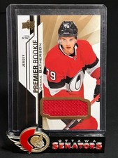 2018-19 Upper Deck Premier Rookie Jersey #52 Drake Batherson - red swatch