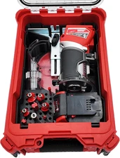 Packout Organizer for Milwaukee M18 Fuel Compact Router (2732-20) and Accessorie
