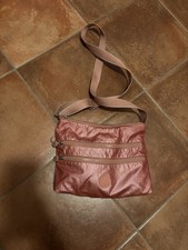 Borsa tracolla Kipling rosa metallizzato