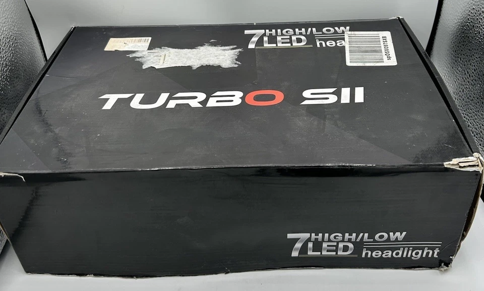 Turbo SII Round LED Headlight For Jeep Wrangler CXD-M60-A Brand New - Image 4 of 4