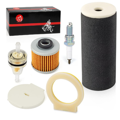 Moto1988 Air Filter Foam End Cap Oil Filter Spark Plug For Yamaha Grizzly 600