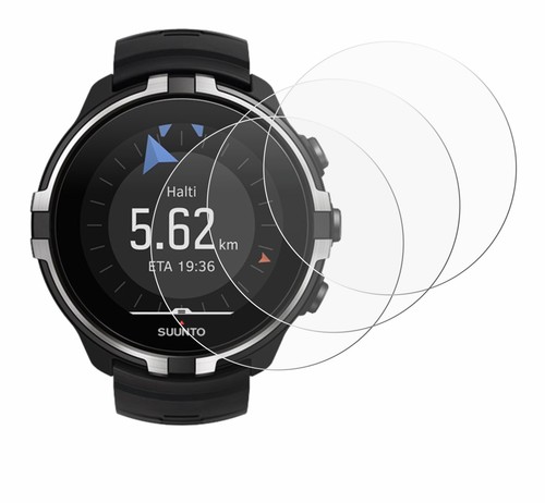 6x Film Protection Ecran pour Suunto Spartan Sport Wrist HR Baro Stealth Film - Afbeelding 2 van 11