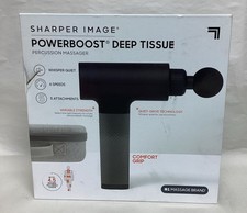 Sharper Image Powerboost Deep Tissue Percussion Massage Gun for Full Body