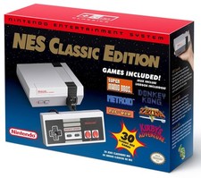Nintendo Classic Mini NES 512MB Game Console - Gray