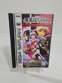 Albert Odyssey: Legend of Eldean Sega Saturn CIB w/ Manual & Reg Card DISC MINT