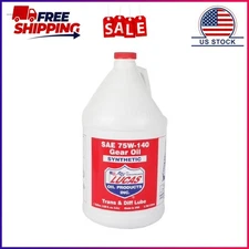 Lucas Oil SAE 75W-140 Synthetic Racing Gear Oil Can, 1 Gallon