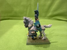 Warhammer High Elf Mounted General Metal, Rare OOP Citadel Pro painted Plastic
