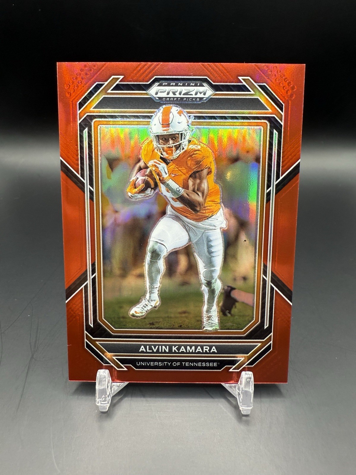 2023 Prizm Draft Picks Alvin Kamara Red Prizm /299 New Orleans Saints #4