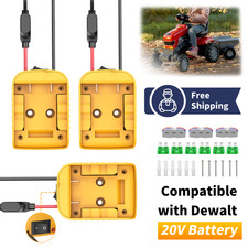 DIY Power Wheel Connector Adapter Compatible with Dewalt 20V Battery Dock