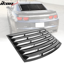 Fits 10-15 Chevy Camaro Rear Window Louver Windshield Cover Sunshade Gloss Black Fits 10-15 Chevy Camaro Rear Window Louver Windshield Cover Sunshade Gloss Black