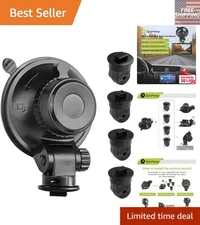 Suction Cup Dash Cam Mount with 360 Rotation - For All Dash Cam Models