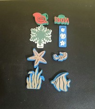 Variety Christmas And Sea Scapes Foam Stamps.  5724 