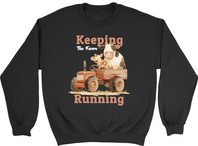 Keeping the Farm Running Farming Animals Sweatshirt Herren Damen Pullover