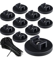 Yookeer Magnetic Zip Tie Mount Multipurpose Cable Holder Magnets Magnetic New E2